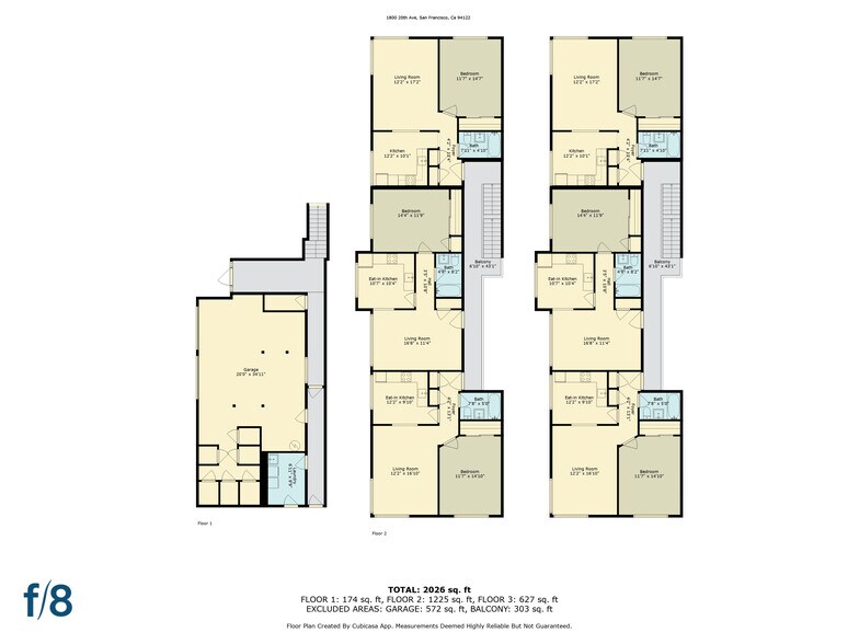 More Photos Of 1800 20th Ave, San Francisco Apartments For Sale