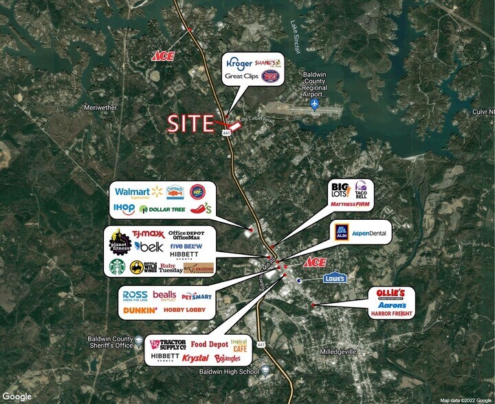 More Photos Of US-441 @ Log Cabin Rd NE, Milledgeville Land For Lease
