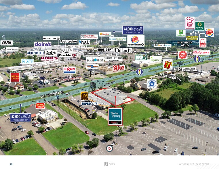 More Photos Of 6062 Hwy 98 W, Hattiesburg Freestanding For Lease