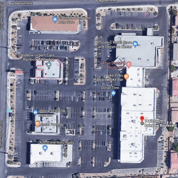 More Photos Of 7460 S Rainbow Blvd, Las Vegas General Retail For Lease