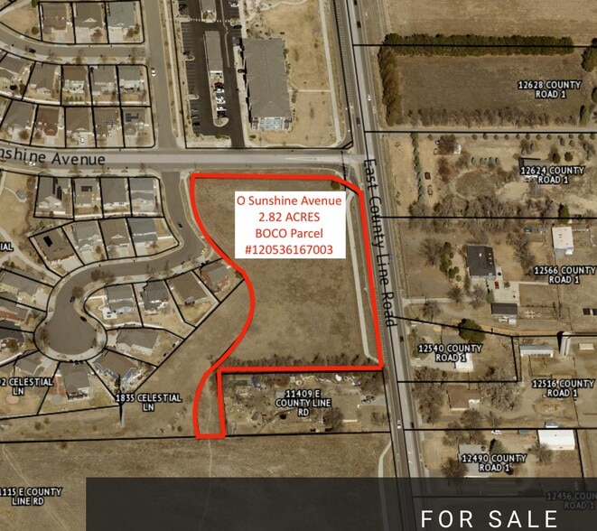 Primary Photo Of 0 SUNSHINE Ave, Longmont Land For Sale