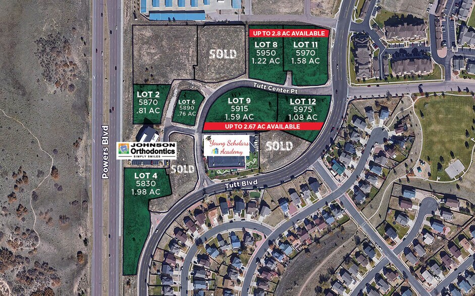 Primary Photo Of 5830-5975 Tutt Center Pt, Colorado Springs Land For Sale