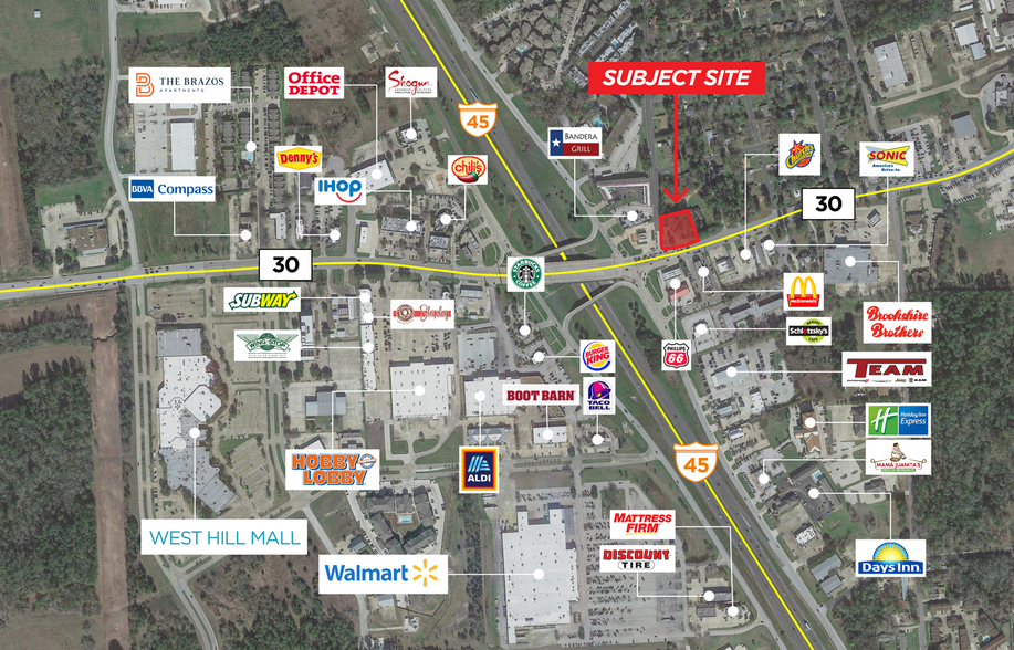 Primary Photo Of Hwy 30 & Interstate 45, Huntsville Land For Lease