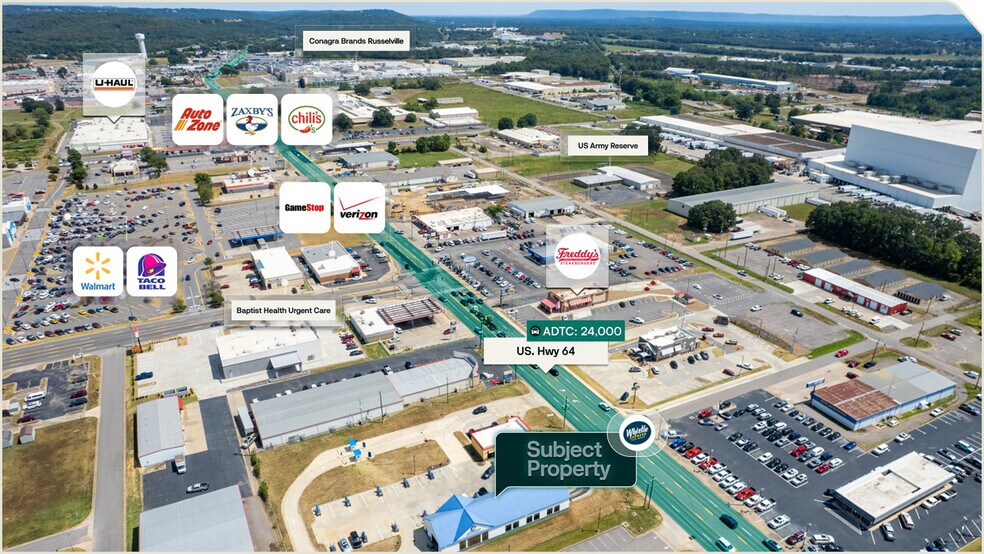 More Photos Of 2207 E Main St, Russellville Auto Repair For Sale