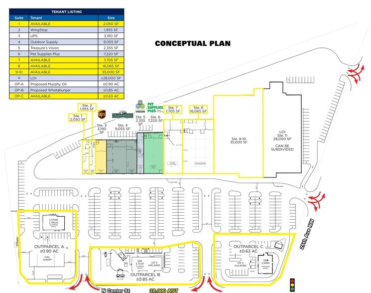 More Photos Of 2511 N Center St, Hickory Land For Lease