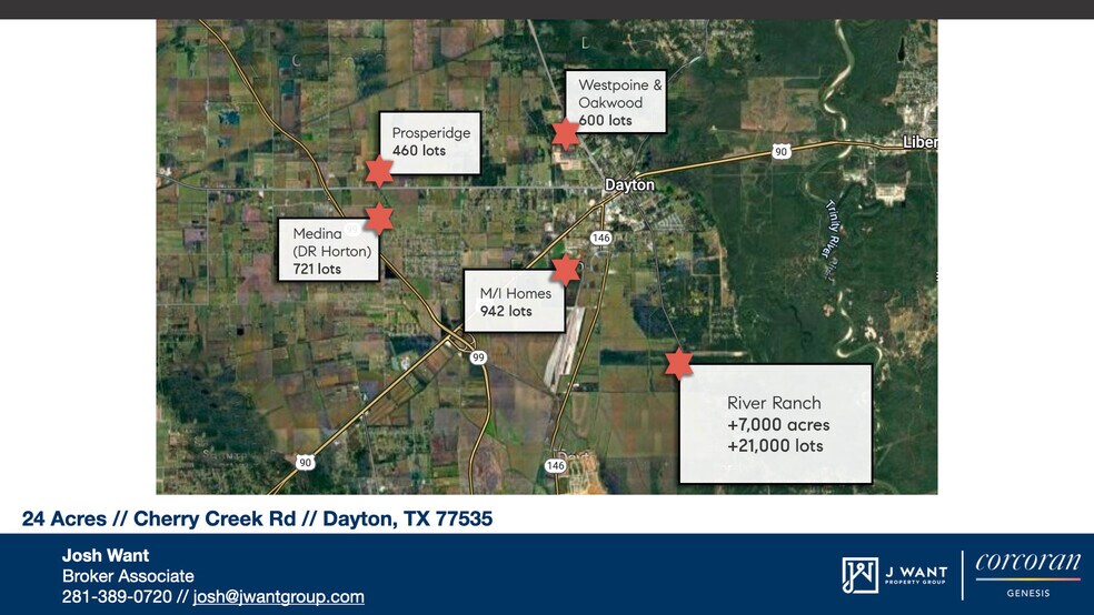 More Photos Of Cherry Creek Rd @ N Winfree, Dayton Land For Sale