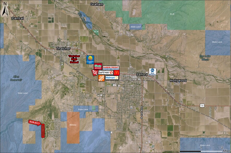 More Photos Of Adjoining Mt. Graham Municipal Golf Course, Thatcher Land For Sale