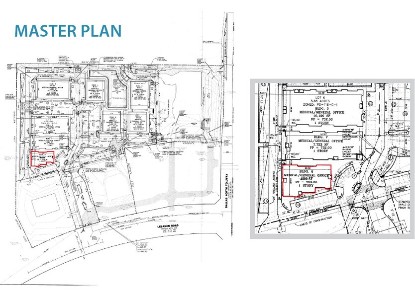 More Photos Of 6814 Lebanon Rd, Frisco Medical For Lease