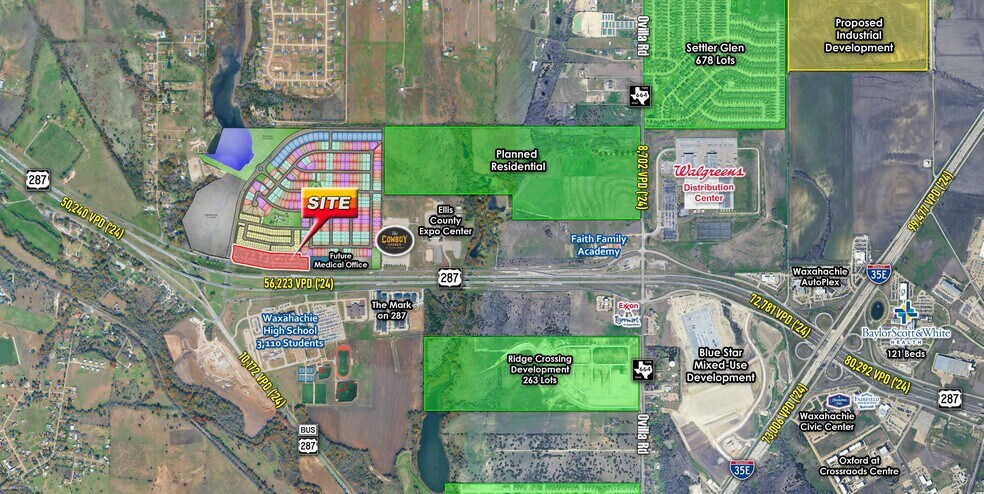 Primary Photo Of NEQ US-287 & Black Champ Rd, Waxahachie Freestanding For Lease