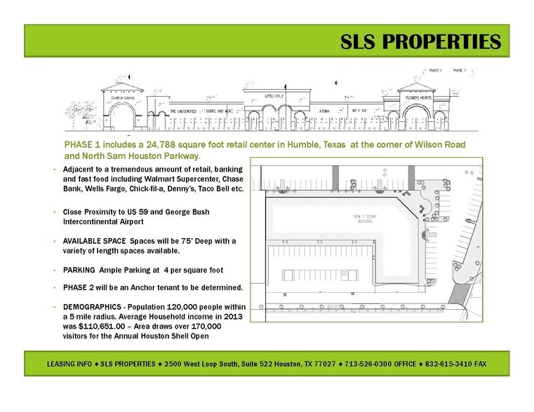 More Photos Of 9360 N Sam Houston Pky E, Humble Storefront For Lease