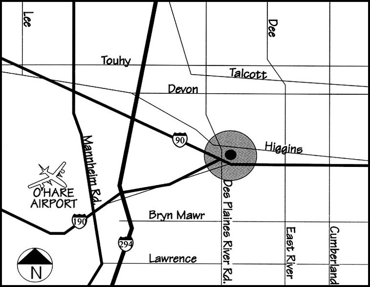 Primary Photo Of 9399 W Higgins Rd, Rosemont Office For Lease