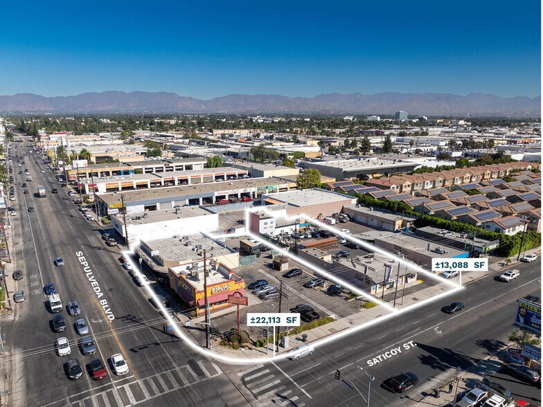 Primary Photo Of 7610 Sepulveda Blvd & 15243 Saticoy St., Van Nuys Land For Lease