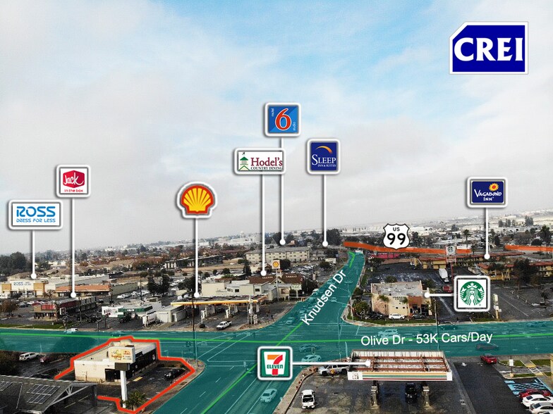 More Photos Of 5301 Olive Dr, Bakersfield Freestanding For Lease