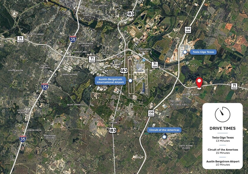 More Photos Of HIGHWAY 71 & KELLAM ROAD, Del Valle Land For Sale