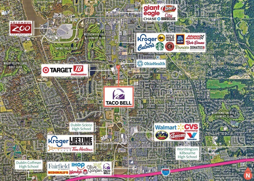 More Photos Of 10600 Sawmill Pky, Powell Fast Food For Sale