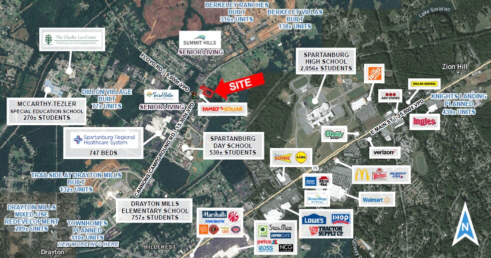 More Photos Of 1841 Cannons Campground Rd, Spartanburg Land For Lease