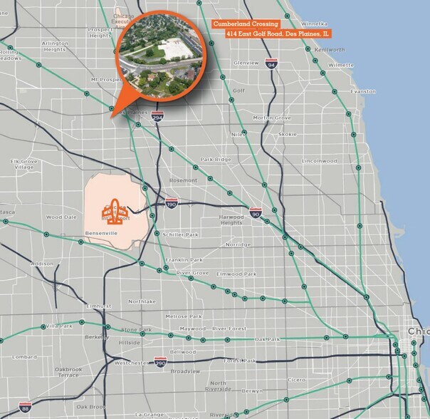 Primary Photo Of 414 E Golf Rd, Des Plaines Land For Sale