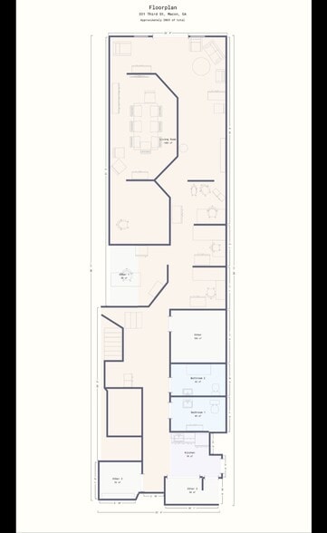 More Photos Of 341 3rd St, Macon-Bibb Loft Creative Space For Sale