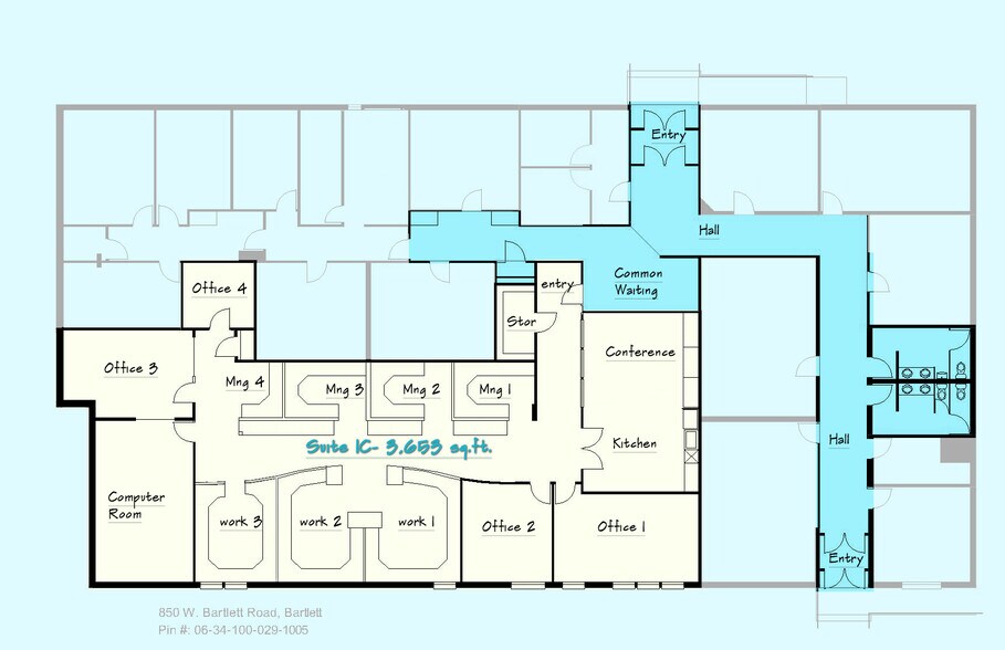 More Photos Of 850 W Bartlett Rd, Bartlett Medical For Sale
