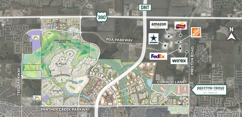 More Photos Of SWC Preston Rd & Corinth Ln, Frisco Unknown For Lease