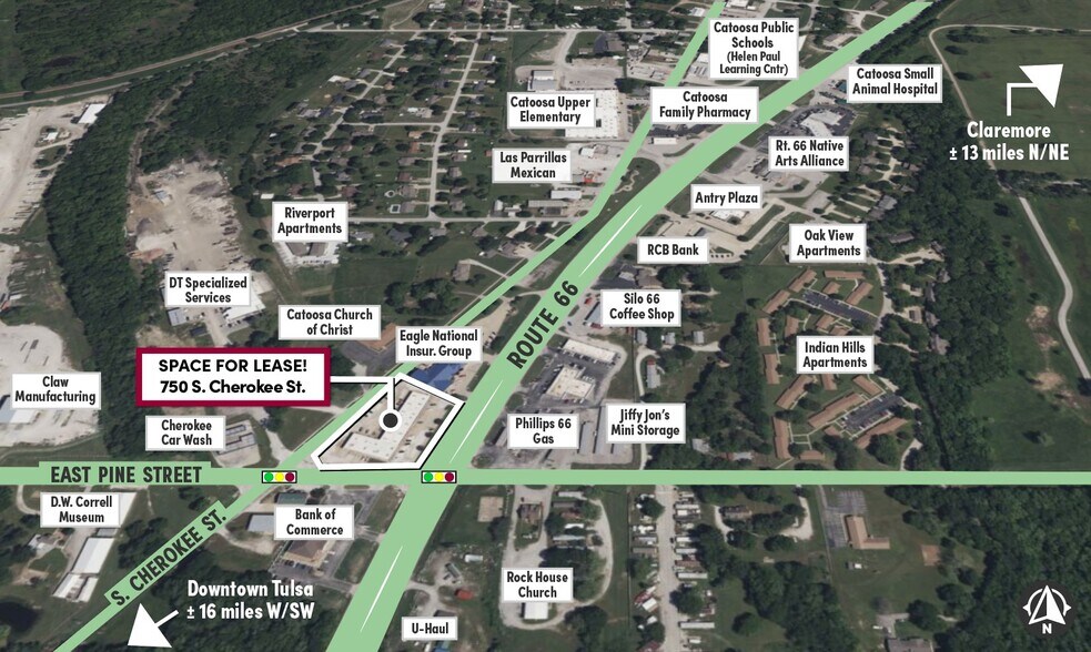 More Photos Of 750 S Cherokee St, Catoosa Unknown For Lease