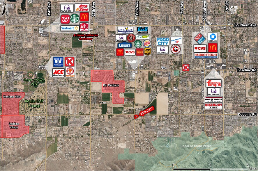 More Photos Of Sec of 19th Ave & Dobbins Rd, Phoenix Land For Sale