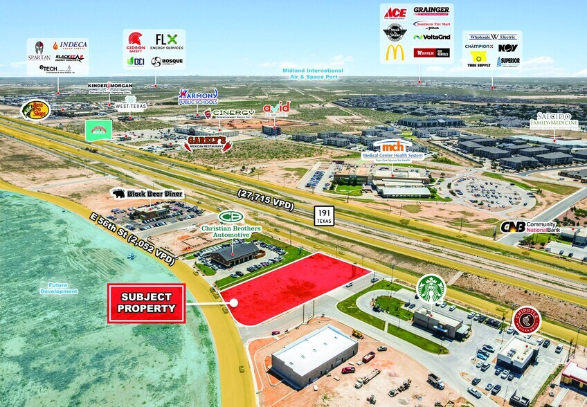 More Photos Of 8110 56th st, Odessa Land For Lease