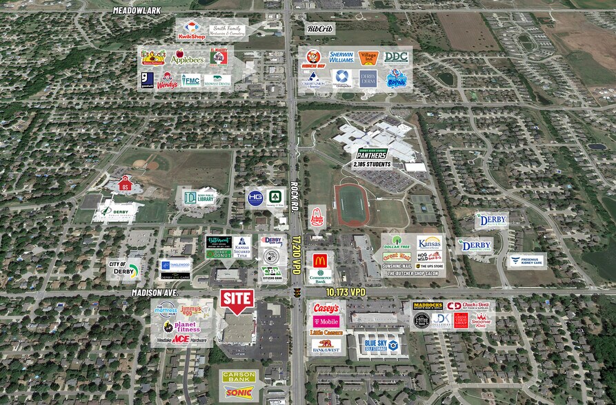 More Photos Of 317 N Rock Rd, Derby General Retail For Lease