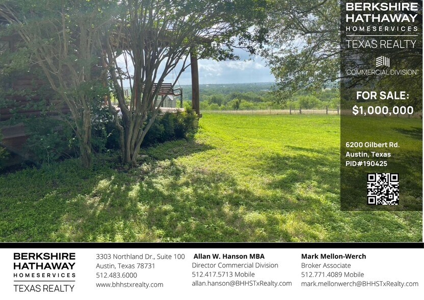 Primary Photo Of 6200 Gilbert Rd, Austin Land For Sale