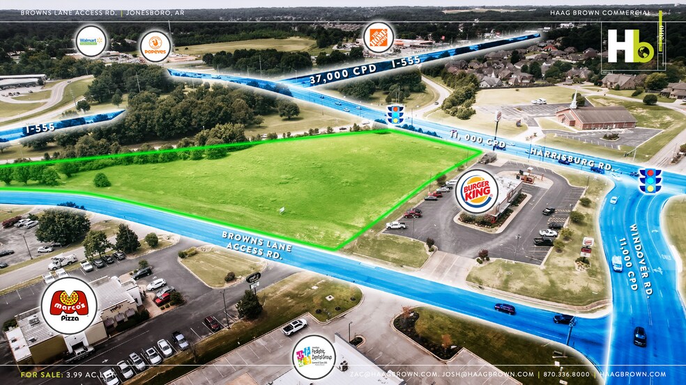 More Photos Of Browns Lane Access Rd., Jonesboro Land For Sale