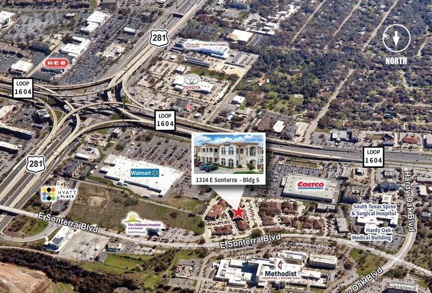 More Photos Of 1314 E Sonterra Blvd, San Antonio Office For Sale