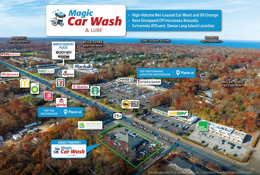 Primary Photo Of 450 Route 25A, Miller Place Carwash For Sale