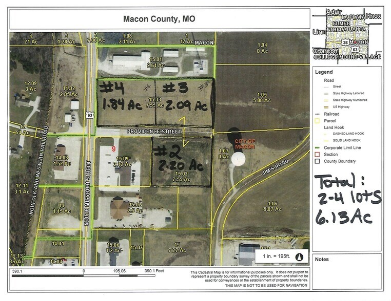Primary Photo Of Lot 3 Highway 63, Macon Land For Sale