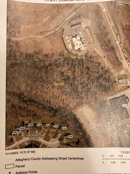 Primary Photo Of 1030 Clairton (RT# 51) blvd, Pleasant Hills Land For Sale