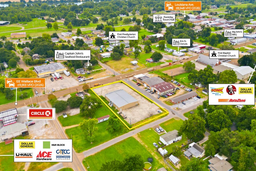 More Photos Of 504 N EE Wallace Blvd, Ferriday Storefront For Sale