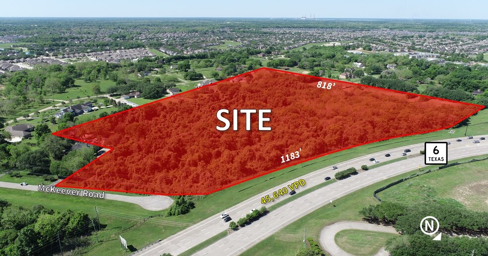 Primary Photo Of Highway 6, Missouri City Land For Sale