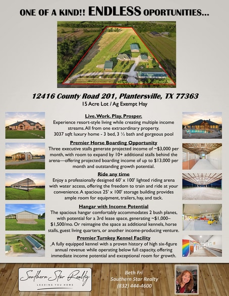 More Photos Of 12416 County Road 201, Plantersville Airplane Hangar For Sale