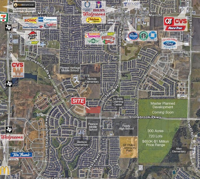 More Photos Of Teel Pky @ Stonebrook Pky, Frisco Land For Sale