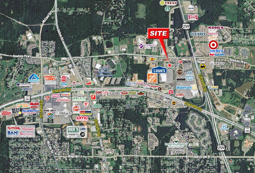 More Photos Of 3407 4th St, Longview Storefront For Lease