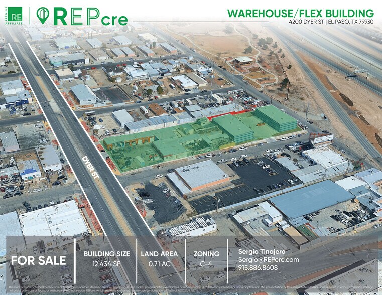 Primary Photo Of 4200 Dyer St, El Paso Freestanding For Sale