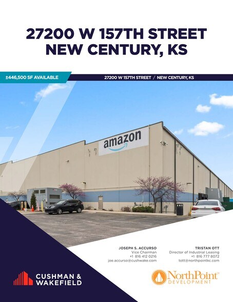 Primary Photo Of 27200 W 157th St, New Century Distribution For Lease