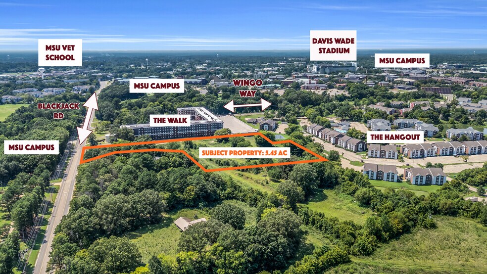 More Photos Of Blackjack Road @ Wingo Way, Starkville Land For Sale