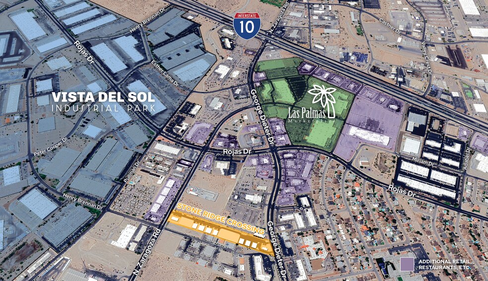 More Photos Of George Dieter Dr and N Zaragoza Rd, El Paso Showroom For Lease