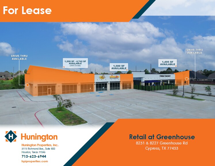 Primary Photo Of 8227 Greenhouse Rd, Cypress Unknown For Lease