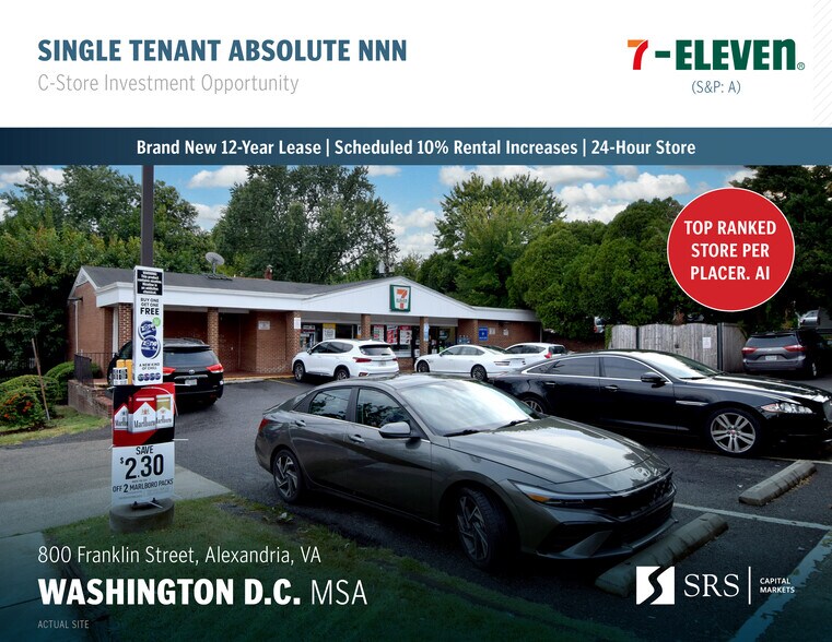 Primary Photo Of 800 Franklin St, Alexandria Convenience Store For Sale