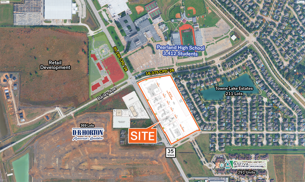 Primary Photo Of Hwy 35 & Oiler Dr, Pearland Land For Sale