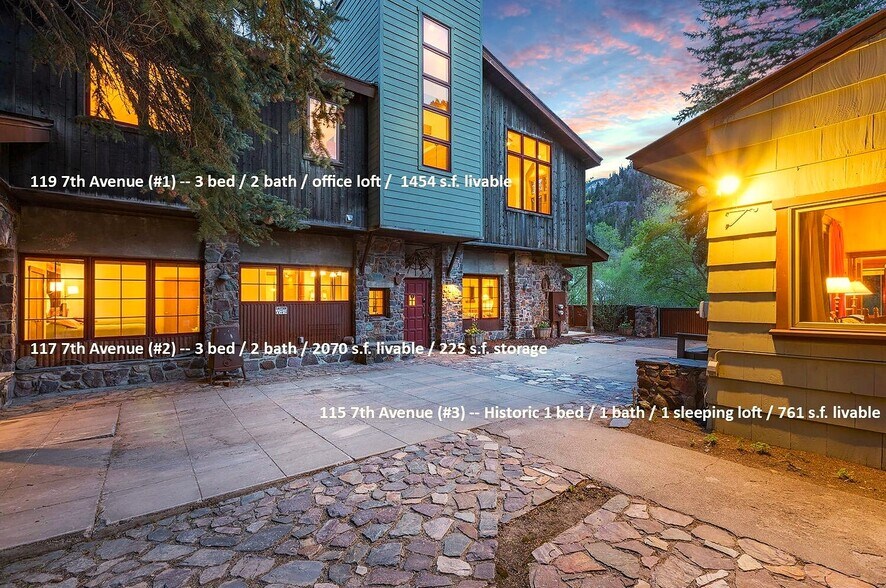 More Photos Of 115 / 117 / 119 7th Ave, Ouray Apartments For Sale