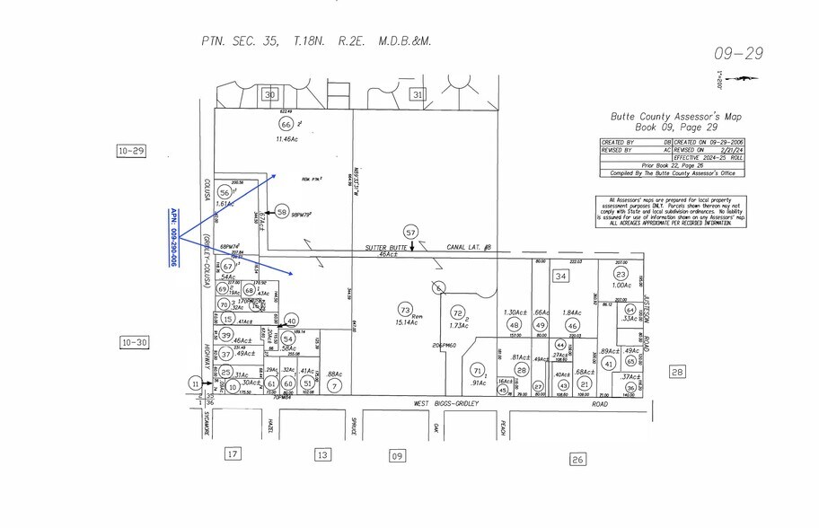 More Photos Of 1898 Sycamore st, Gridley Land For Sale