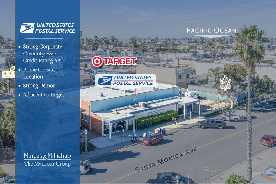 Primary Photo Of 4833 Santa Monica Ave, San Diego Post Office For Sale