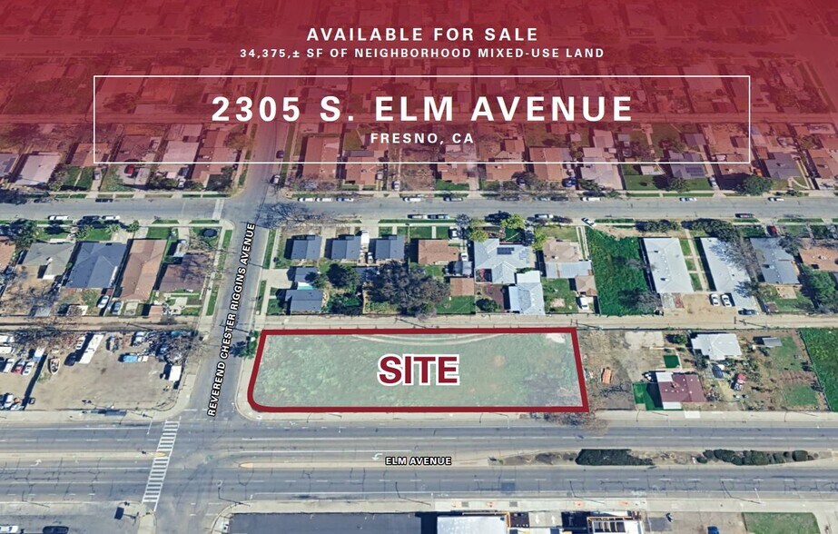 Primary Photo Of 2305 S Elm Ave, Fresno Land For Sale